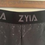 Zyia Active Black Irridescent Work Out Gym Bike Shorts Size Medium Photo 2