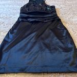 B Darlin Juniors size 1/2 black dress with sequins Photo 2