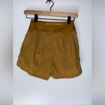 Madewell  MWL Windbreaker Shorts Athletic Pull On Zip Pocket Orange Brown XXS Photo 1