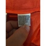 Talbots Irish Linen Coral Pants, Women's Size 8, High Waist, Pink Straight Leg Photo 4