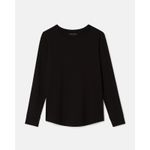 Universal Standard  black long sleeve V-neck v Rex t-shirt plus size medium/ 18 Photo 1