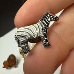 Lion Zebra Giraffe Tack Lapel Pin Lot Of 4 Safari Animals Photo 4