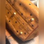 MCM  Cognac Leather Satchel Boston Bag Photo 5