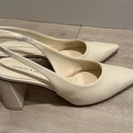 Charles and Keith  Square-Toe Slingback Pumps - Chalk  Photo 0