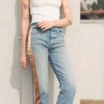 💕AMO💕 The Ribbon Loverboy Jean Indigo Adobe Ribbon 32 100% Cotton Button Fly Blue Photo 0