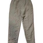 Donna Morgan vintage linen blend women’s light brown tan high rise zip closure p Photo 3