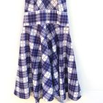 Pacemaker Jr Womens size XS vintage union made blue plaid halter dress Photo 4
