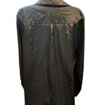 Princess Polly Black Satin Shirt Mini Dress Photo 1