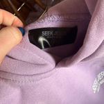 Seek Jesus Lavender Hoodie Purple Size M Photo 4