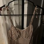 gingham dress Brown Size XS Photo 1