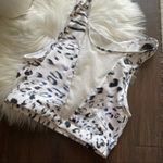 Varley Terri Crop sports Bra in Snow Leopard Photo 4