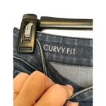 Ann Taylor LOFT Women Jeans Curvy Fit Straight Low-Rise Stretch Denim Blue 27 Photo 7