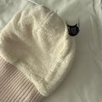 The North Face Cream Colored Knit Beanie Photo 4