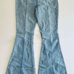 Tinseltown High Cut Elastic Waist Flare Jeans - Size Large Photo 0