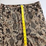Free People FREE PEOPLE High Rise Snakeskin Print Cropped Skinny Jeans Size 29 Photo 5