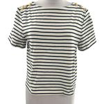 J.Crew NWT  Mariner Cloth Short-Sleeve T-Shirt with Buttons Sz S Photo 4