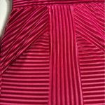 Copper Key  velvet berry ribbed stretch 3/4 waist zippered dress size small Photo 3