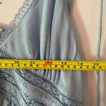 Free People NWT Intimately Light Blue Lace Kiki Slip Dress Sleeveless Women's XS Photo 10