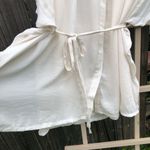 ZARA Wide Sleeve Loose Top Blouse Puff Sleeves Small Photo 1