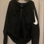 Nike Mesh Hooded Black Jacket Photo 0