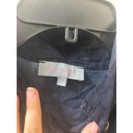 Sahara SHIRT DRESS TEXTURED Viscose Button Up Bubble Hem Dress BLUE NAVY SZ S Photo 1