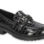 Easy Street  Women’s Witney Black Croco Loafers- Size 6.5 Photo 0