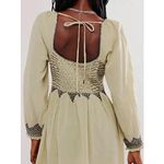Free People  What A Feeling Tunic Top M Ivory‎ Boho Babydoll Hippie Retro #DD13-1 Photo 1