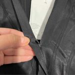 & Other Stories & Other Stories Striped‎ Satin Jacquard Jumpsuit In Black Size 0 Photo 4