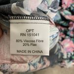 Anthropologie OPT  Floral Maxi Dress Long Sleeve Black Romantic Spring Dress Sz M Photo 4