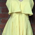 Yellow Flounce Romper Photo 0