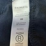 Athleta  Women's Blue Camouflage Long Sleeve Athletic Sweatshirt Hoodie Top Sz XS Photo 3