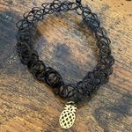 Stretch Tattoo Necklace Black Photo 1
