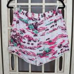 Nanette Lepore  L'Amour Tropical Print Lightweight Shorts M Photo 1