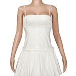 Majorelle Carly Cotton Poplin Mini Dress, White, XS Photo 5