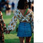 Zimmermann NWT.  Floral Print One-Shoulder Top ZIM 0/ US 4 white yellow Photo 5