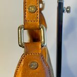 CELINE Vintage Ava Macadam Suede Pochette Shoulder Bag, Mustard/Brown - Preowned Photo 7