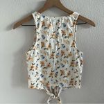 American Eagle Outfitters White Tee & Floral Tank Bundle XS Photo 3