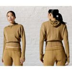 FP Movement Tap In Cable Hoodie S Bistro Tan NWOT Green Photo 15