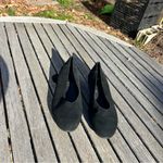 Eileen Fisher SHOES 11 Una Hidden Wedge Ballet Flat Black business casual suede Photo 1