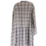 Grayson Frank and Eileen changemaker plaid flannel shirt dress White Photo 4