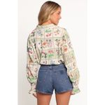 Petal and Pup Tomi Long Sleeve Button Up Shirt Flower Market Size Medium Photo 2