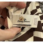 Tommy Bahama  Womens Size 10 Brown Zebra‎ Print Swimsuit Halter One Piece Ruched Photo 3