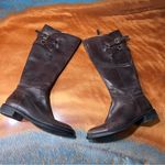 Ecco  Hobart tall leather brown buckle boots size 38 Photo 1