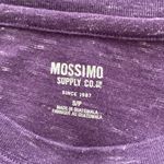 Mossimo Supply Co T-shirt long sleeve crew neck marbled look purple size small Photo 6