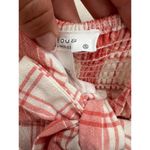 Kirious Los Angeles Top Size Small Plaid Crop Bow Detail Adjustable Straps Red Photo 7