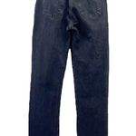 AGOLDE Criss Cross Straight Jeans in Shambles Black Wash Raw Hem Women’s Size 24 Photo 2