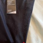 Under Armour HEAT GEAR WOMEN'S USA BLACK RED BLUE WORK OUT GYM LEGGINGS S NEW Photo 2