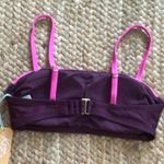 Kona Sol -  Burgundy & Pink Bikini Top Photo 1