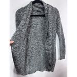 Derek Heart  Open Front Knit Cardigan Sweater Grey Marled Size Small Photo 1