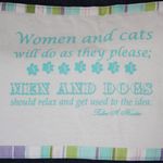 Funny White on Blue Denim Pet Lover Open Top Unlined Tote Bag NEW Photo 4